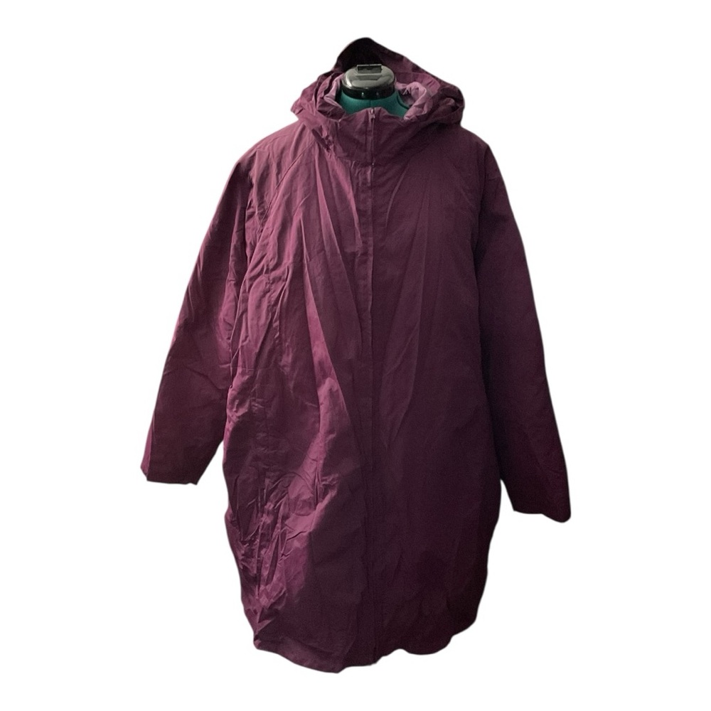 🦄 Woman Within Plum Hooded Jacket